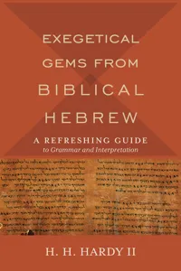 Exegetical Gems from Biblical Hebrew_cover