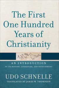 The First One Hundred Years of Christianity_cover