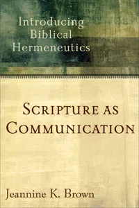 Scripture as Communication_cover