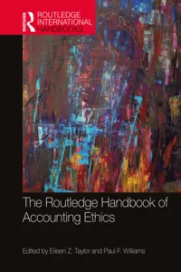 The Routledge Handbook of Accounting Ethics_cover