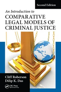 An Introduction to Comparative Legal Models of Criminal Justice_cover