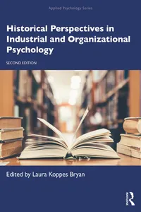Historical Perspectives in Industrial and Organizational Psychology_cover