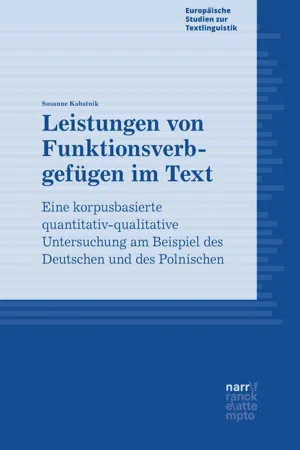 Leistungen von Funktionsverbgefügen im Text