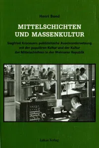 Mittelschichten und Massenkultur_cover