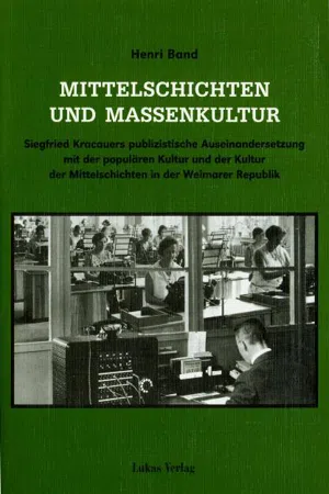 Mittelschichten und Massenkultur