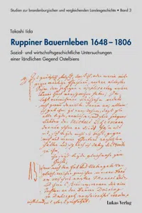 Ruppiner Bauernleben 1648–1806_cover