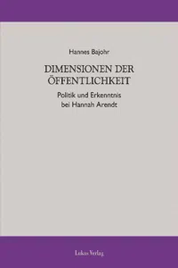 Dimensionen der Öffentlichkeit_cover