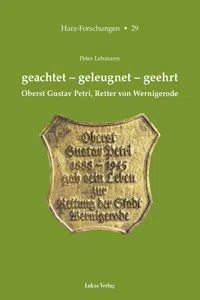 geachtet – geleugnet – geehrt_cover