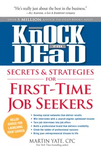 Knock'em Dead Secrets & Strategies for First-Time Job Seekers_cover