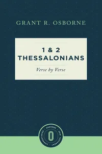 1 and 2 Thessalonians Verse by Verse_cover