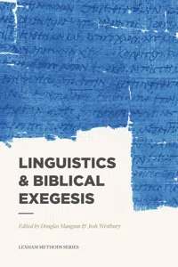 Linguistics & Biblical Exegesis_cover