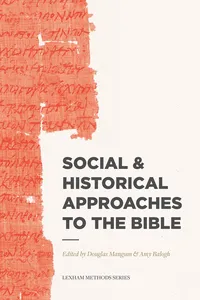 Social & Historical Approaches to the Bible_cover