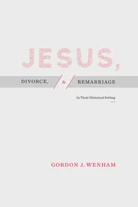 Jesus, Divorce, and Remarriage_cover
