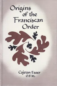 Origins of the Franciscan Order_cover