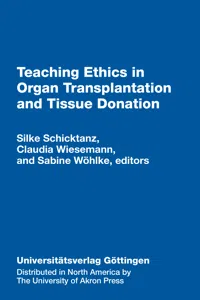 Teaching Ethics in Organ Transplantation_cover