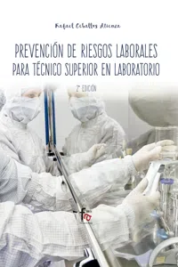 PREVENCIÓN DE RIESGOS LABORALES PARA EL TÉCNICO SUPERIOR EN LABORATORIO_cover