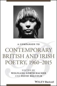 A Companion to Contemporary British and Irish Poetry, 1960 - 2015_cover