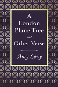 A London Plane-Tree - And Other Verse_cover