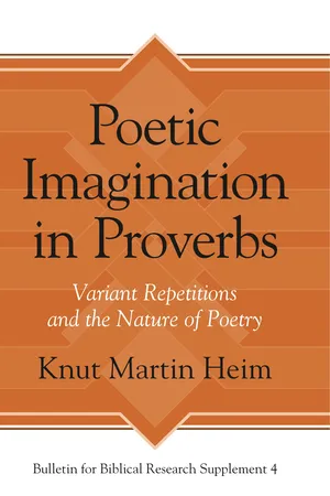 Poetic Imagination in Proverbs