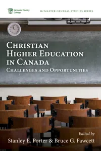 Christian Higher Education in Canada_cover