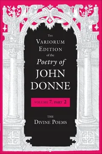 The Variorum Edition of the Poetry of John Donne_cover