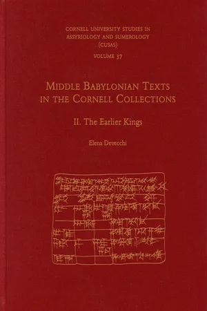 Middle Babylonian Texts in the Cornell Collections, Part 2