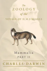 Mammalia - Part II - The Zoology of the Voyage of H.M.S Beagle_cover