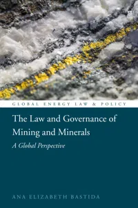 The Law and Governance of Mining and Minerals_cover
