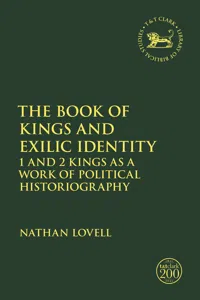 The Book of Kings and Exilic Identity_cover