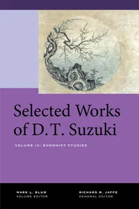 Selected Works of D.T. Suzuki, Volume IV_cover