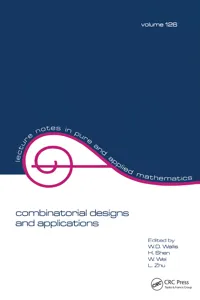 Combinatorial Designs and Applications_cover