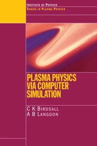 Plasma Physics via Computer Simulation_cover