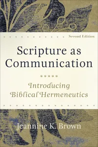 Scripture as Communication_cover