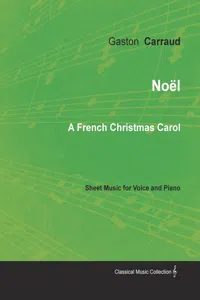 Noël - A French Christmas Carol - Sheet Music for Voice and Piano_cover