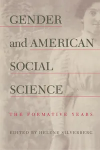 Gender and American Social Science_cover