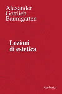 Lezioni di estetica_cover