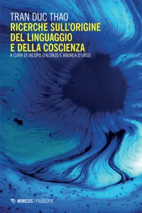 Ricerche sull'origine del linguaggio e della coscienza_cover