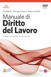 Manuale di diritto del lavoro 2019_cover