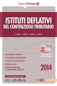 Istituti deflativi del contenzioso tributario 2014_cover