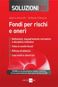 Fondo per rischi e oneri - Soluzioni 2012_cover