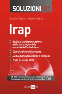 Irap - Soluzioni 2012_cover