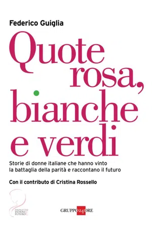 Quote rosa, bianche e verdi