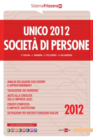 Unico 2012 - Società di persone