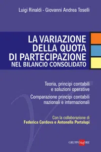 la variazione della quota di partecipazione nel bilancio consolidato_cover