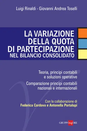 la variazione della quota di partecipazione nel bilancio consolidato