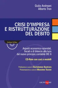 Crisi d'impresa e ristrutturazione del debito_cover