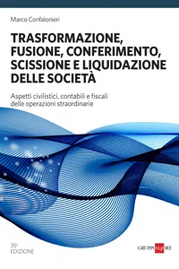 Trasformazione, fusione, conferimento, scissione e liquidazione delle società 2020_cover