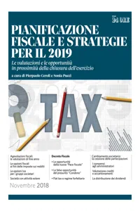 Pianificazione fiscale e strategia per il 2019_cover