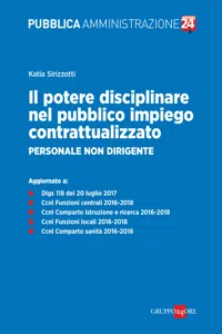 Il potere disciplinare nel pubblico impiego contrattualizzato_cover