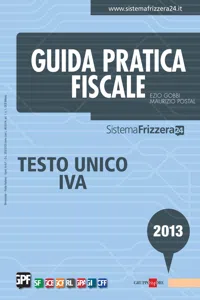 Guida pratica fiscale Testo Unico IVA 2013_cover